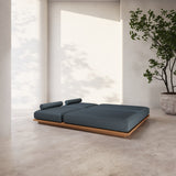 Lemieux Et Cie - S2 Teak Double Chaise Lounge