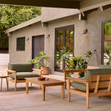The Citizenry - Dunes Teak Outdoor 3-Seat Sofa