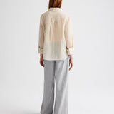 TWP - Boyfriend Shirt in Ribbon On Organza