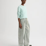 TWP - PJ Pant in Clear Sequin on Stripe