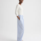 TWP - PJ Pant in Micro Triple Stripe