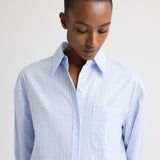 TWP - Big Joe Shirt Dress in Micro Triple Stripe