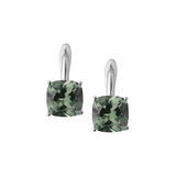 Dorsey - PORTER CUSHION-CUT EARRINGS IN LAB MOSS GREEN TOURMALINE