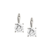Dorsey - PORTER CUSHION - CUT EARRINGS IN MOISSANITE, STERLING SILVER