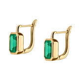 Dorsey - ODETTE EARRINGS IN NANO EMERALD