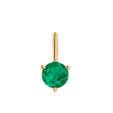 Dorsey - HENDRY BAR STUD EARRINGS IN LAB EMERALD