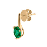 Dorsey - HENDRY BAR STUD EARRINGS IN LAB EMERALD