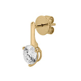 Dorsey - HENDRY BAR STUD EARRINGS IN MOISSANITE