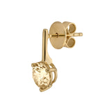 Dorsey - HENDRY BAR STUD EARRINGS IN HONEY MOISSANITE