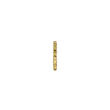 Dorsey - 14K PAVÉ HUGGIE EARRINGS IN LAB YELLOW DIAMOND