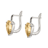 Dorsey - PORTER PEAR-CUT EARRINGS IN HONEY MOISSANITE