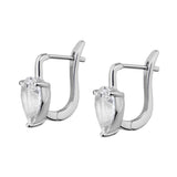 Dorsey - PORTER PEAR-CUT EARRINGS IN LAB WHITE SAPPHIRE