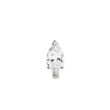 Dorsey - 14K PEAR-CUT HUGGIE EARRING IN LAB DIAMOND