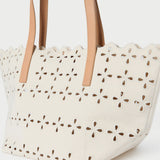Loeffler Randall - Easton Natural Embroidered Canvas Tote
