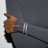 Dorsey - KATE RIVIÈRE BRACELET IN 3.75MM LAB WHITE SAPPHIRE