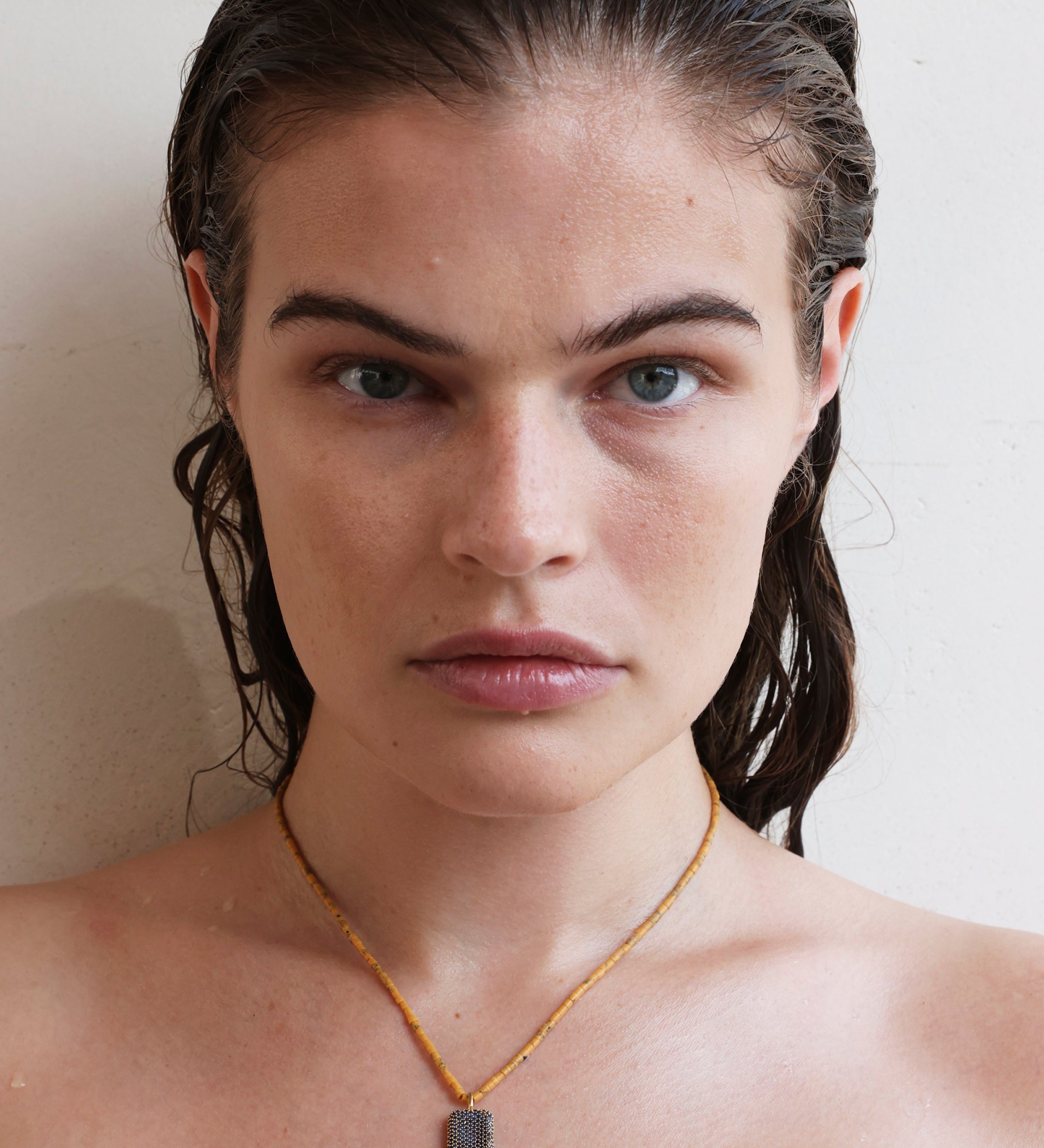 Dorsey - CORTE BEAD AND PAVÉ PENDANT NECKLACE IN AMBRE, 18K GOLD VERMEIL