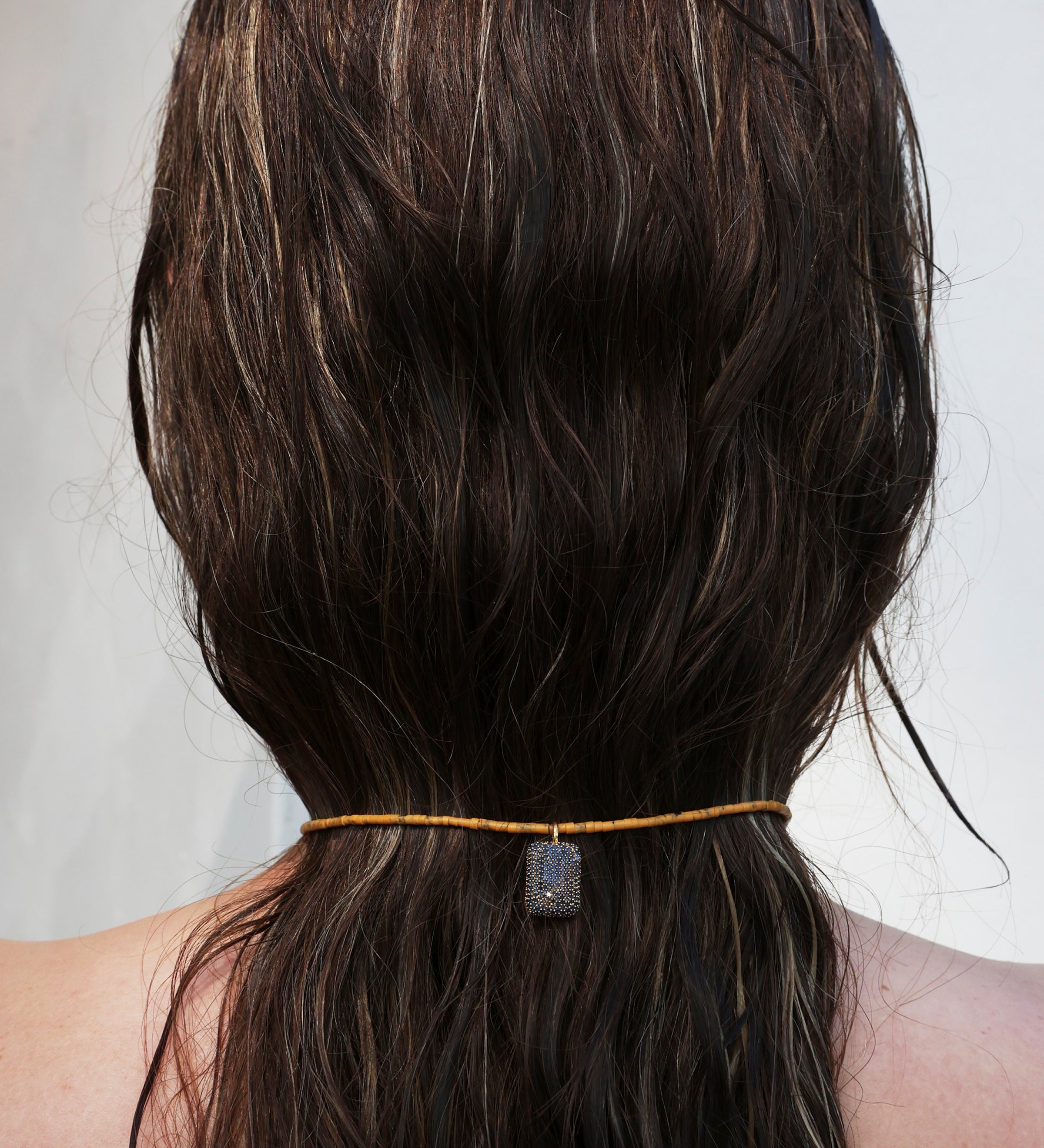 Dorsey - CORTE BEAD AND PAVÉ PENDANT NECKLACE IN AMBRE, 18K GOLD VERMEIL