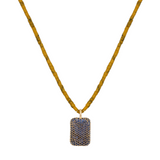 Dorsey - CORTE BEAD AND PAVÉ PENDANT NECKLACE IN AMBRE, 18K GOLD VERMEIL