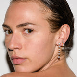 Dorsey - COLETTE 6-STONE DROP EARRINGS IN MOISSANITE