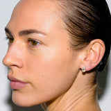 Dorsey - 14K OVERSIZED PEAR-CUT HUGGIE IN LAB DIAMOND