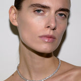 Dorsey - THEODORA RIVIÈRE NECKLACE IN LAB WHITE SAPPHIRE