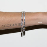 Dorsey - ISADORA RIVIÈRE BRACELET IN LAB WHITE SAPPHIRE