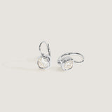Kinn - Harper 2ctw Cushion Cut Drop Earrings White Gold