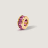Kinn - Milestone Baguette Birthstone Charm Alexandrite (Rhodolite)