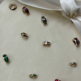 Kinn - Milestone Baguette Birthstone Charm Emerald