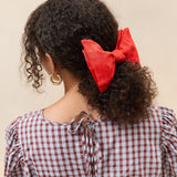 Loeffler Randall - Eden Red Bow Hair Clip