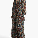 Khaite - Edgar Dress in Black Multi