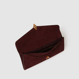 Métier - Edge Clutch Buttery Suede Amarone