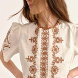 Cartolina - SP26 Bobbi Midi Dress - Ivory
