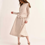 Cartolina - SP26 Percy Shirt - Camel Stripe