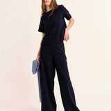Cartolina - SP26 Chloe Top - Dark Navy