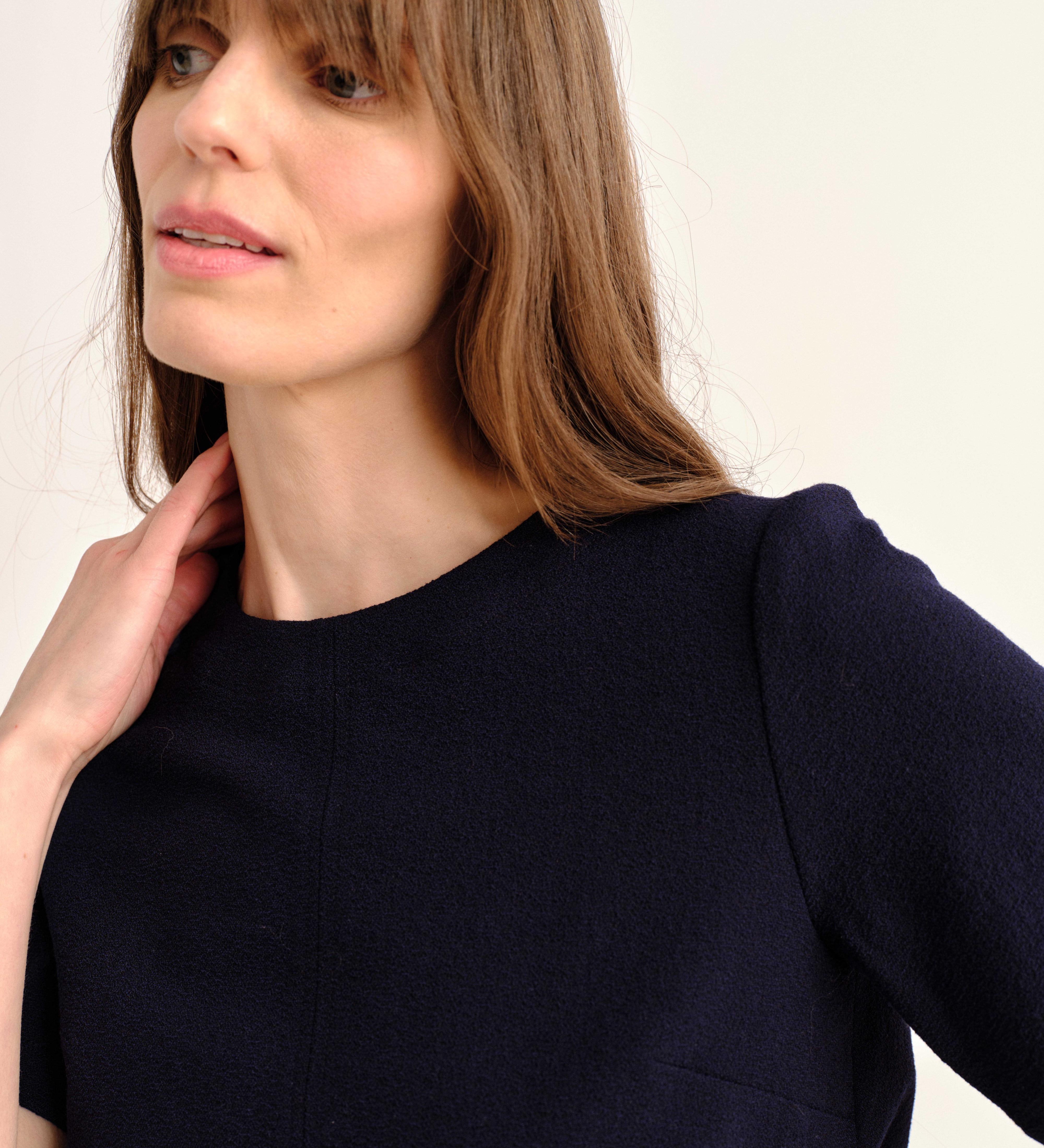 Cartolina - SP26 Chloe Top - Dark Navy