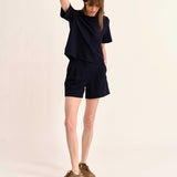 Cartolina - SP26 Chloe Top - Dark Navy