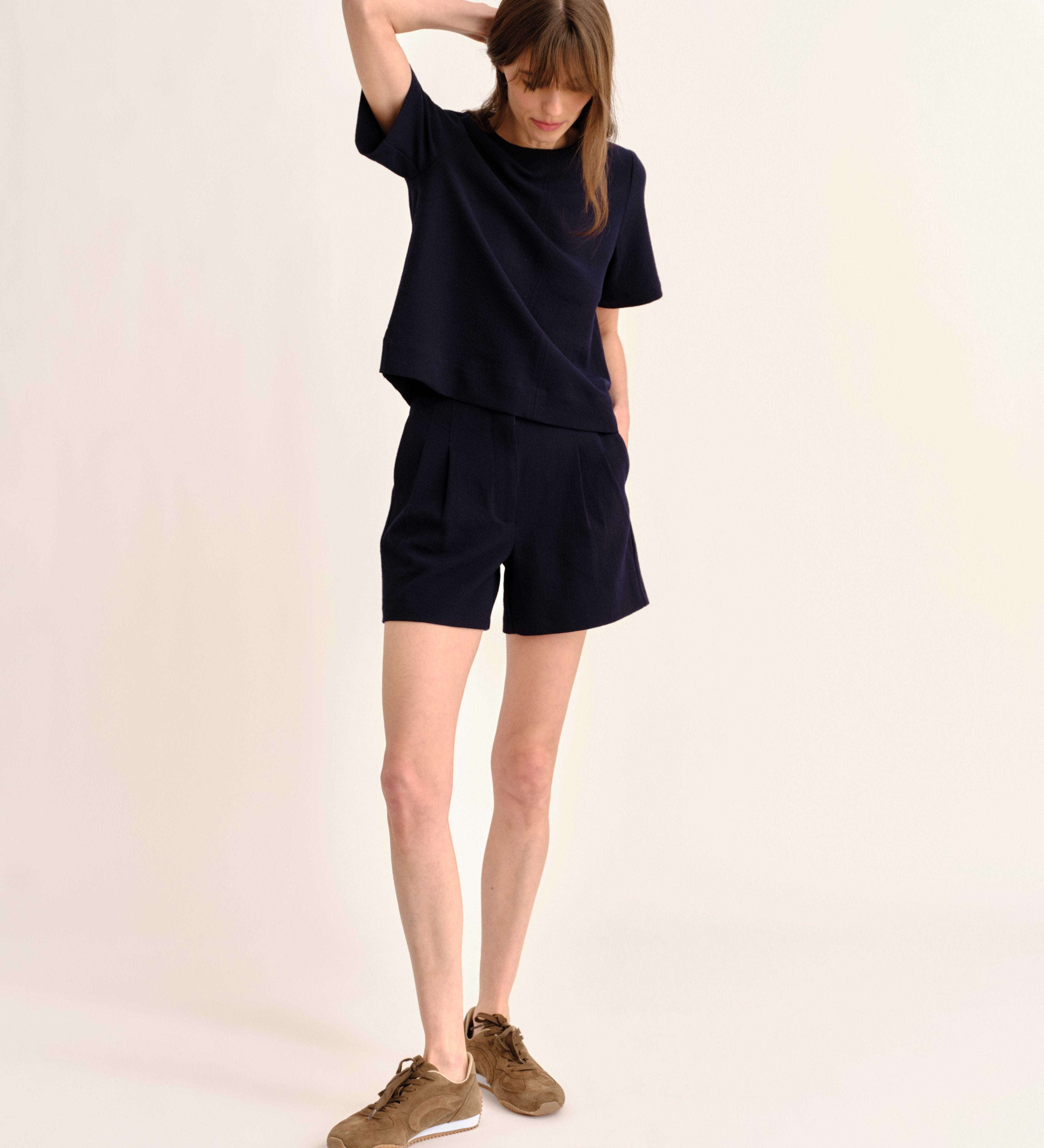 Cartolina - SP26 Chloe Top - Dark Navy