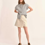 Cartolina - SP26 Elisa Skort - Ivory