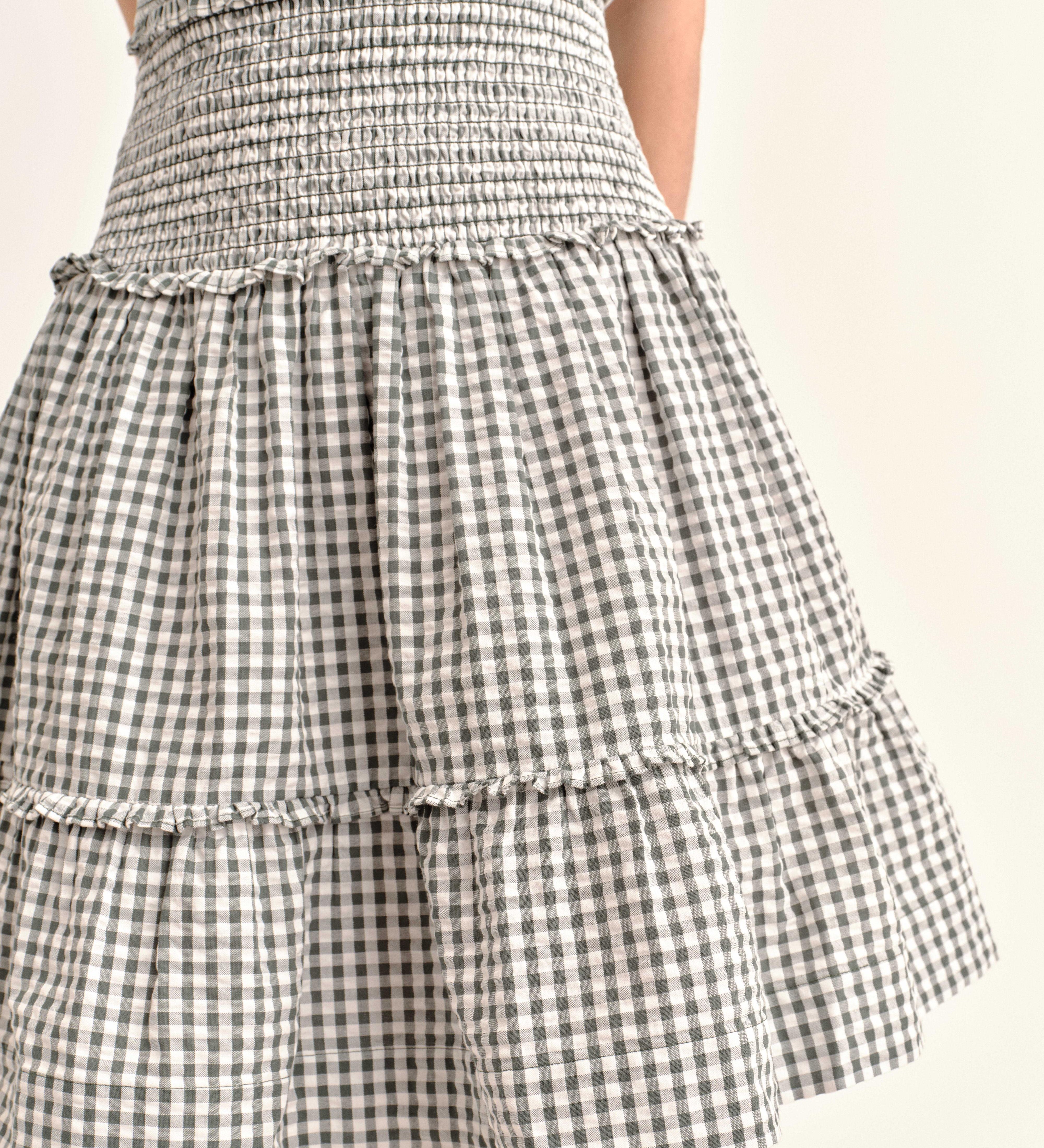 Cartolina - SP26 Rhett Mini Dress - Moss