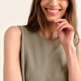 Cartolina - SP26 Rain Midi Dress - Moss