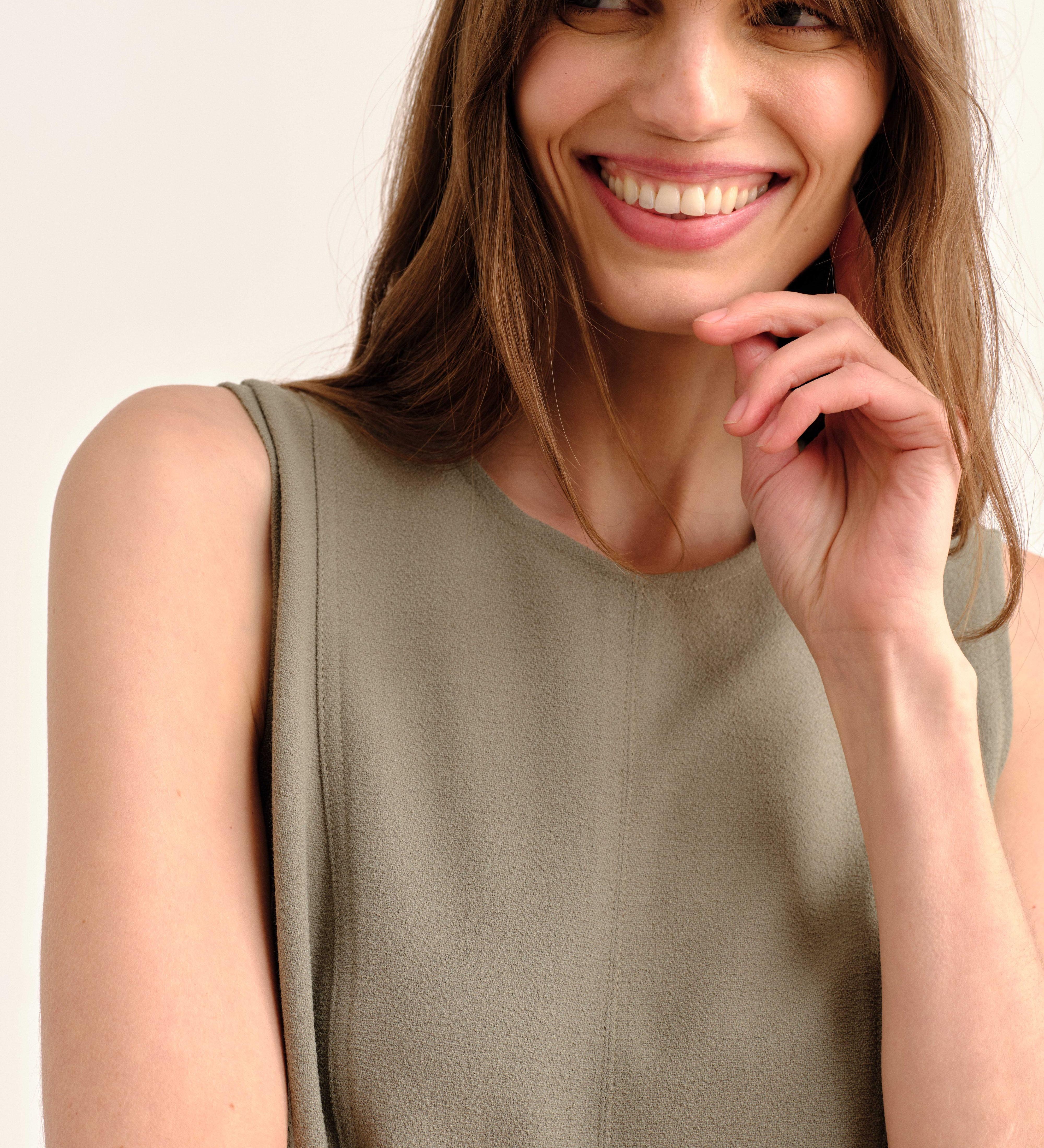 Cartolina - SP26 Rain Midi Dress - Moss
