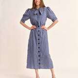 Cartolina - SU26 Ella Skirt - Coastal Stripe