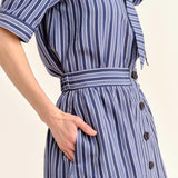Cartolina - SU26 Ella Skirt - Coastal Stripe