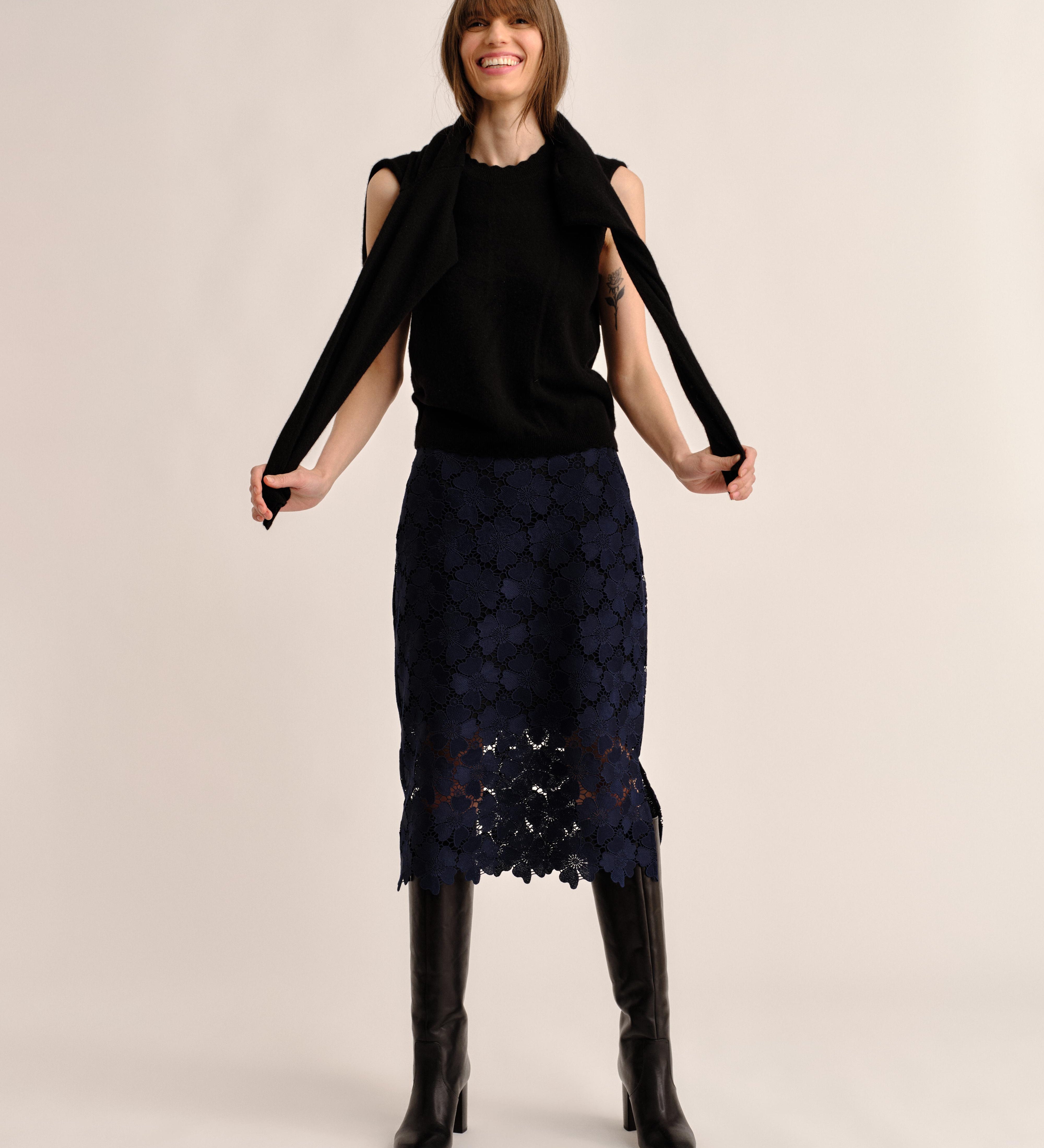 Cartolina - SP26 Lucy Ls Sweater - Noir