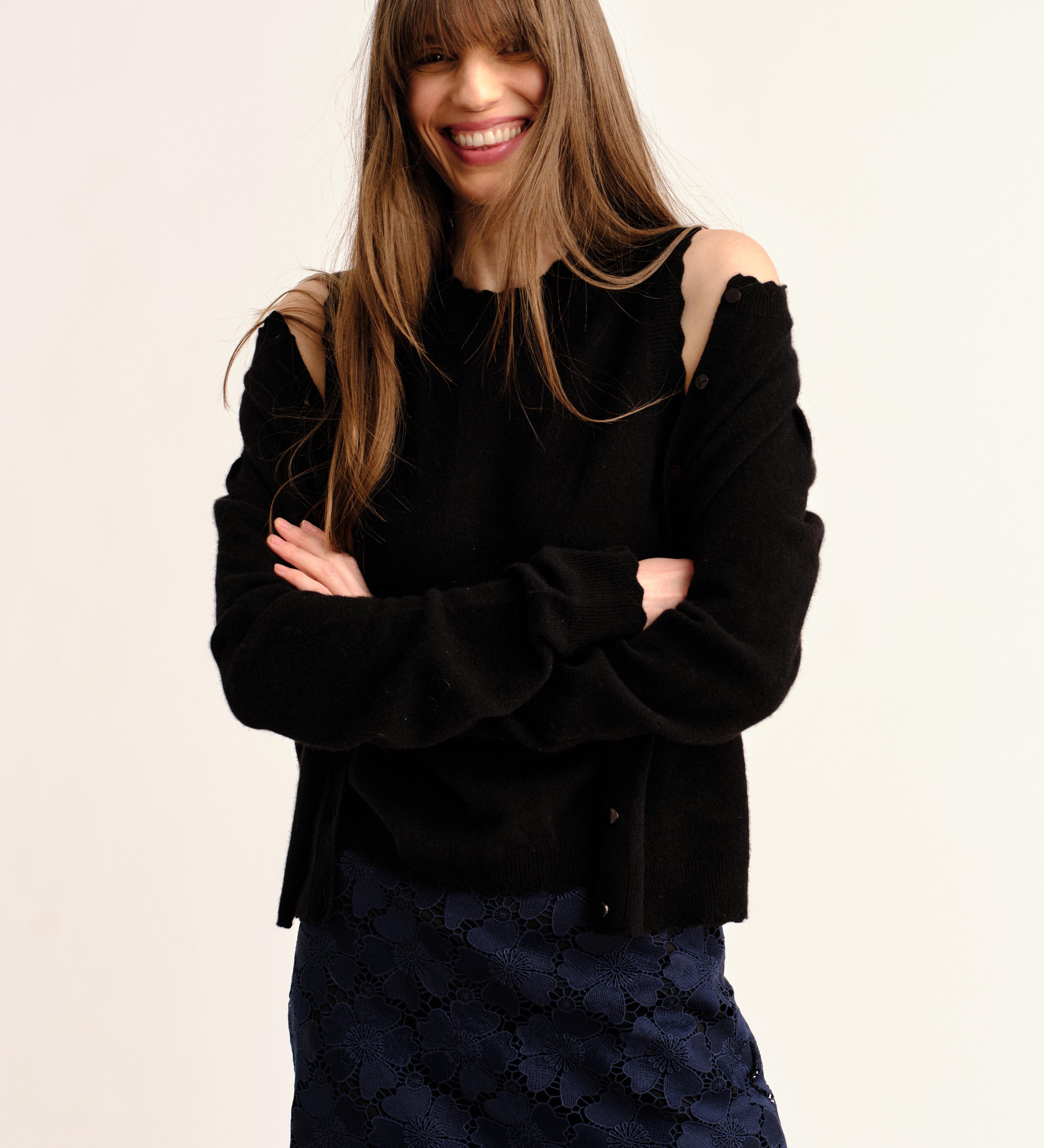 Cartolina - SP26 Lucy Ls Sweater - Noir