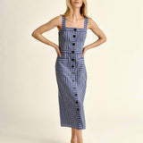 Cartolina - SU26 Natalie Dress - Coastal Stripe