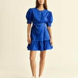 Cartolina - GD26 Bonnie Mini Dress - Royal Blue