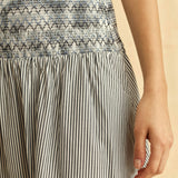 Cartolina - FA26 Georgia Skirt - Parkside Floral Stripe