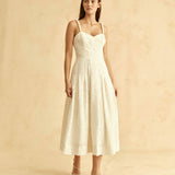 Cartolina - PF26 Marabel Midi Dress - Ivory